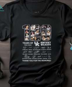 120 Years Of 1903 2023 Kentucky Wildcats Thank You For The Memories T Shirt