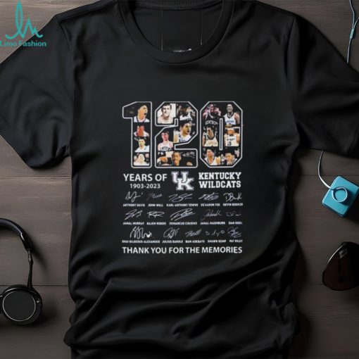 120 Years Of 1903 2023 Kentucky Wildcats Thank You For The Memories T Shirt