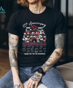125th Anniversary 1898 – 2023 Cardinals Thank You For The Memories T Shirt