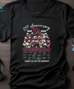 125th Anniversary 1898 – 2023 Cardinals Thank You For The Memories T Shirt