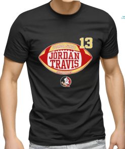 13 Florida State Jordan Travis Seminoles logo T shirt