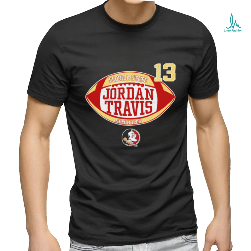 13 Florida State Jordan Travis Seminoles logo T shirt 13 Florida State Jordan Travis Seminoles logo T shirt