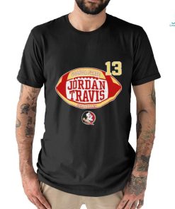 13 Florida State Jordan Travis Seminoles logo T shirt
