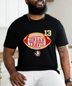 13 Florida State Jordan Travis Seminoles logo T shirt