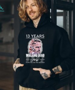 13 Years 2010 2023 The Walking Dead Final Season Thank You For The Memories Signatures Shirt