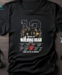 13 Years Of The Walking Dead 2010 – 2023 Thank You For The Memories T Shirt