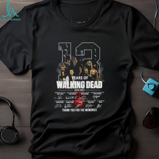 13 Years Of The Walking Dead 2010 – 2023 Thank You For The Memories T Shirt