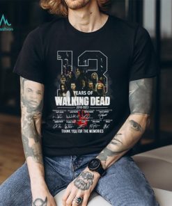 13 Years Of The Walking Dead 2010 – 2023 Thank You For The Memories T Shirt