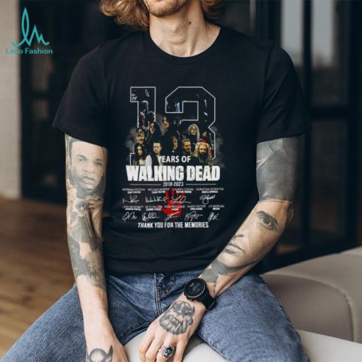13 Years Of The Walking Dead 2010 – 2023 Thank You For The Memories T Shirt