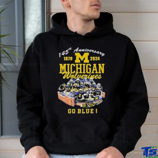 145th Anniversary 1879 – 2024 Michigan Wolverines Go Blue Michigan Stadium Ann Arbor Mi shirt