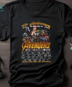 15th Anniversary 2008 – 2023 Marvel Studios Avengers Thank You For The Memories Unisex T Shirt – Limited Edition