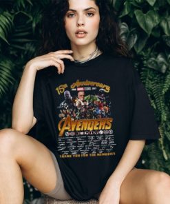 15th Anniversary 2008 – 2023 Marvel Studios Avengers Thank You For The Memories Unisex T Shirt – Limited Edition