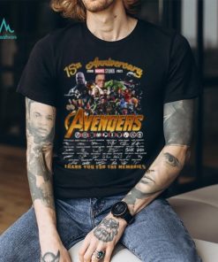 15th Anniversary 2008 – 2023 Marvel Studios Avengers Thank You For The Memories Unisex T Shirt – Limited Edition