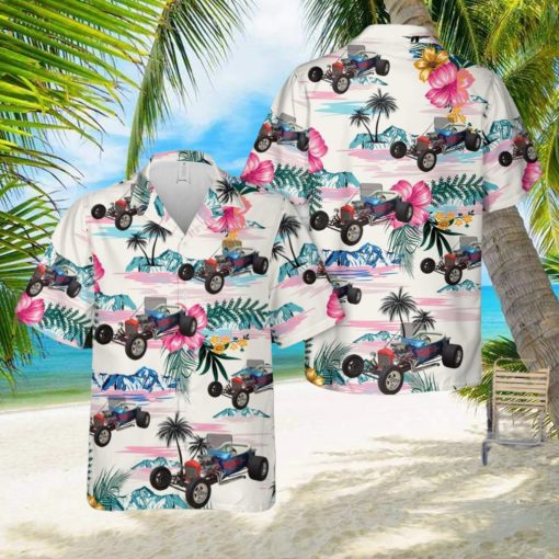 1923 Ford T bucket Hot Rod Aloha Hawaiian Shirt Beach Gift Short Sleeve Shirt