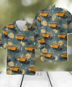 1927 Blue Bird No. 1 School Bus Aloha Hawaiian Shirt Beach Gift Short Sleeve Shirt