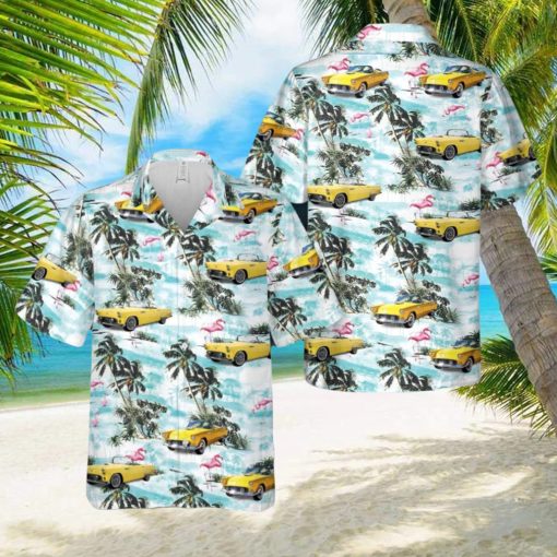 1955 Yellow Ford Thunderbird Aloha Hawaiian Shirt Men And Women Beach Shirt