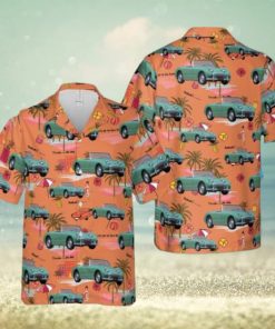 1961 Austin Healey Bugeye Sprite Aloha Hawaiian Shirt