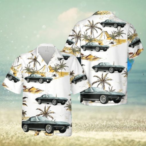 1963 Chevrolet Corvette Aloha Hawaiian Shirt