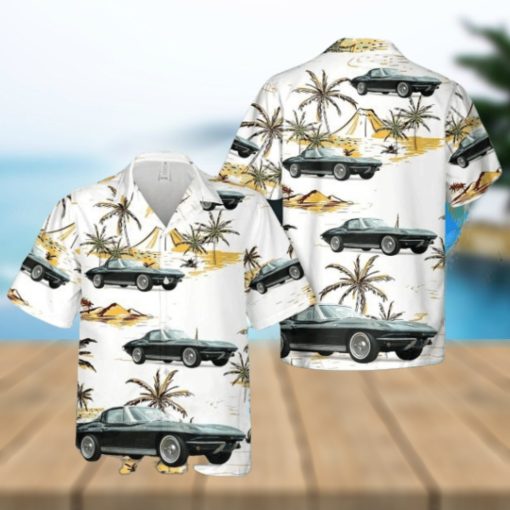 1963 Chevrolet Corvette Aloha Hawaiian Shirt