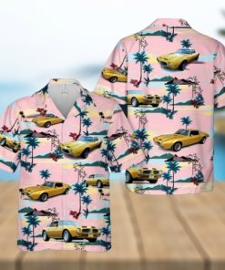 1972 Pontiac Firebird Formula Gold Aloha Hawaiian Shirt