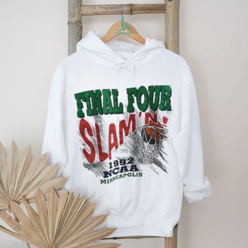 1992 NCAA Minneapolis MN Final Four Basketball White T Shirt