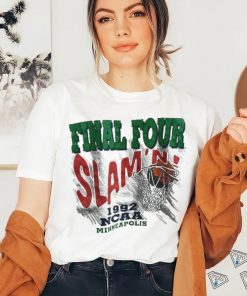 1992 NCAA Minneapolis MN Final Four Basketball White T Shirt