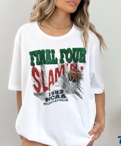 1992 NCAA Minneapolis MN Final Four Basketball White T Shirt