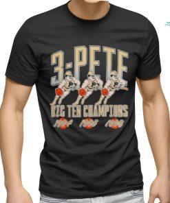 1994 1995 1996 3 Pete Purdue Boilermakers Big Ten Champions basketball mascot shirt