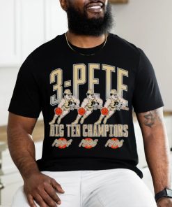 1994 1995 1996 3 Pete Purdue Boilermakers Big Ten Champions basketball mascot shirt