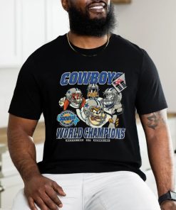 1994 NFL Dallas Cowboys Looney Tunes cartoon back 2 back football shirt
