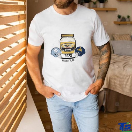 2 Team North Carolina Tar Heels Vs West Virginia Mountaineers At Dukes Mayo Bowl 2023 shirt