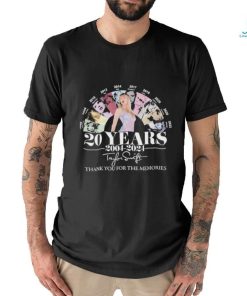 20 Years 2004 – 2024 Taylor Thank You For The Memories Signature T shirt