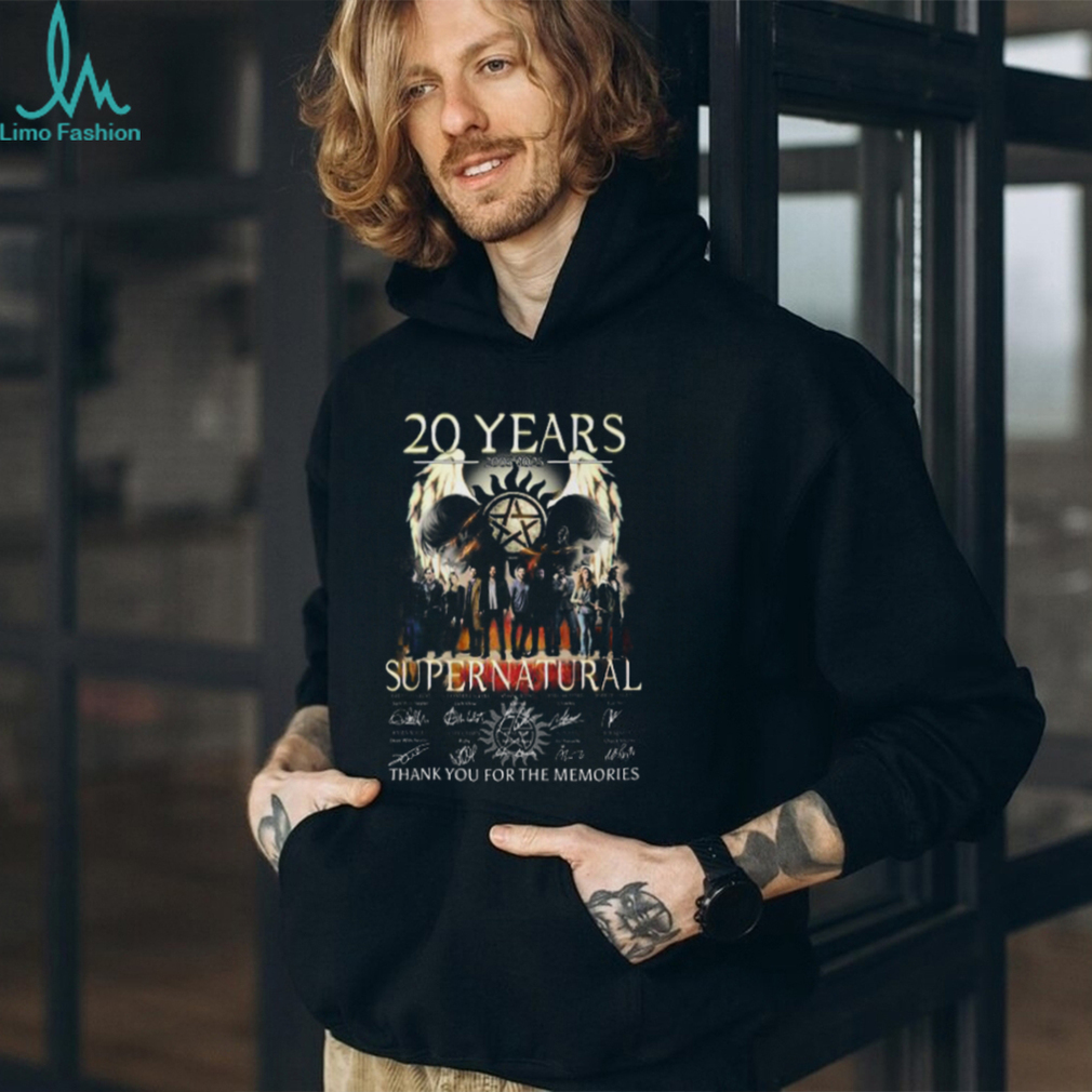 20 Years 2005 – 2025 Super Natural Thank You For The Memories T Shirt – Limited Edition 20 Years 2005 – 2025 Super Natural Thank You For The Memories T Shirt – Limited Edition