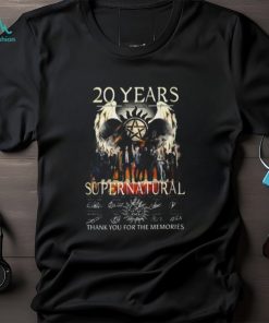 20 Years 2005 – 2025 Super Natural Thank You For The Memories T Shirt – Limited Edition