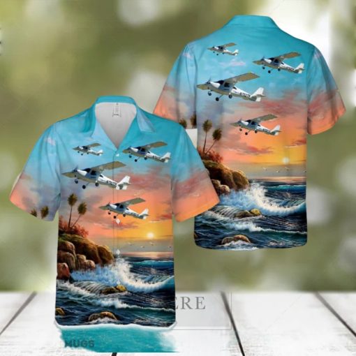 2011 Cessna 162 Skycatcher Hawaiian Shirt