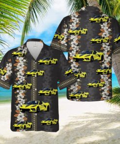 2022 Chevrolet Corvette IMSA GTLM C8.R Hawaiian Shirt