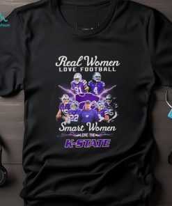 2022 Real Women Love Football Smart Women Love The K State Shirt Hoodie
