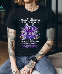 2022 Real Women Love Football Smart Women Love The K State Shirt Hoodie