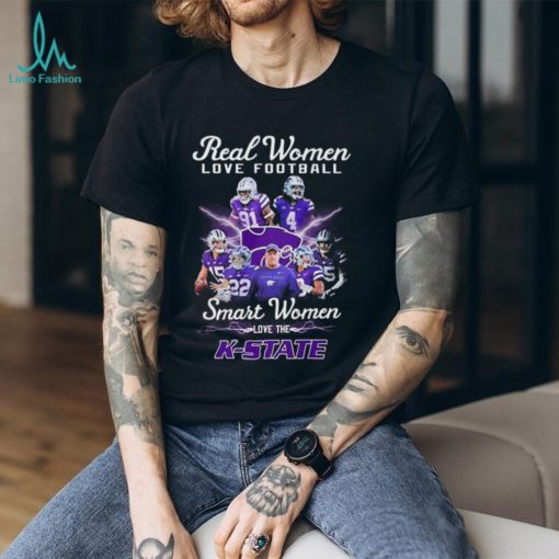 2022 Real Women Love Football Smart Women Love The K State Shirt Hoodie