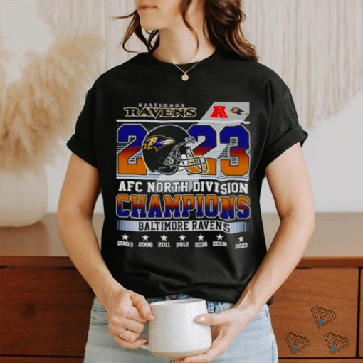 2023 AFC North Division Champions Baltimore Ravens shirt