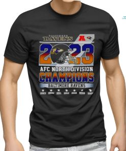 2023 AFC North Division Champions Baltimore Ravens shirt