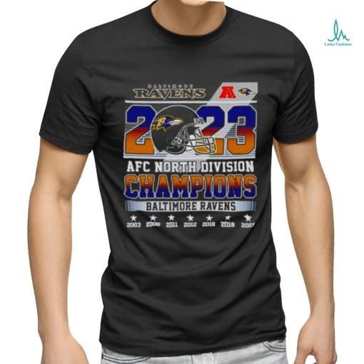 2023 AFC North Division Champions Baltimore Ravens shirt
