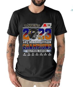 2023 AFC North Division Champions Baltimore Ravens shirt