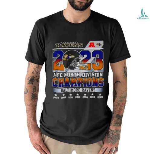 2023 AFC North Division Champions Baltimore Ravens shirt