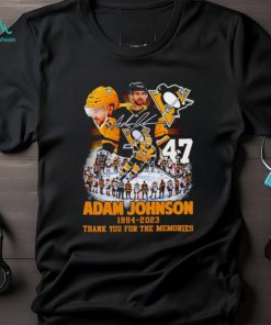 2023 Adam Johnson Pittsburgh Penguins 1994 2023 thank you for the memories shirt