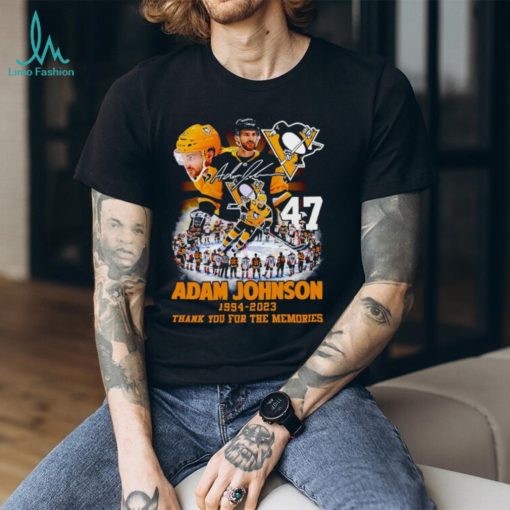2023 Adam Johnson Pittsburgh Penguins 1994 2023 thank you for the memories shirt