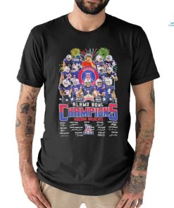 2023 Alamo Bowl Champions Arizona Wildcats Team Name Player Signature Shirt