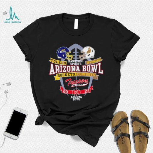 2023 Arizona Bowl Wyoming Toledo Rockets Vs Cowboys Arizona Helmet shirt