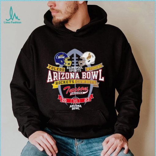 2023 Arizona Bowl Wyoming Toledo Rockets Vs Cowboys Arizona Helmet shirt