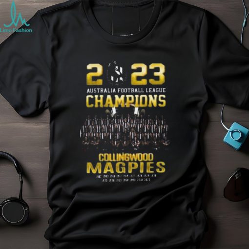 2023 Australia Football League Champions Collingwood Magpies Unisex T Shirt